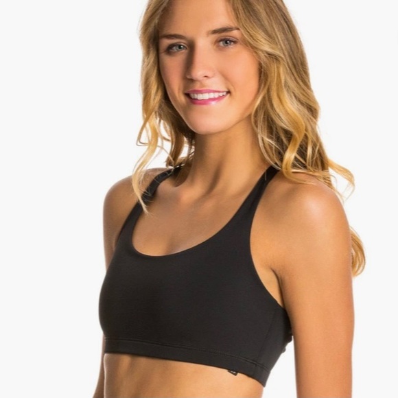 NWOT Black Multi-Strap Chic Yoga Sports Bra by Onzie - Sz. S - Picture 3 of 4